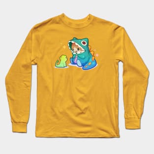 Dino Cat Long Sleeve T-Shirt